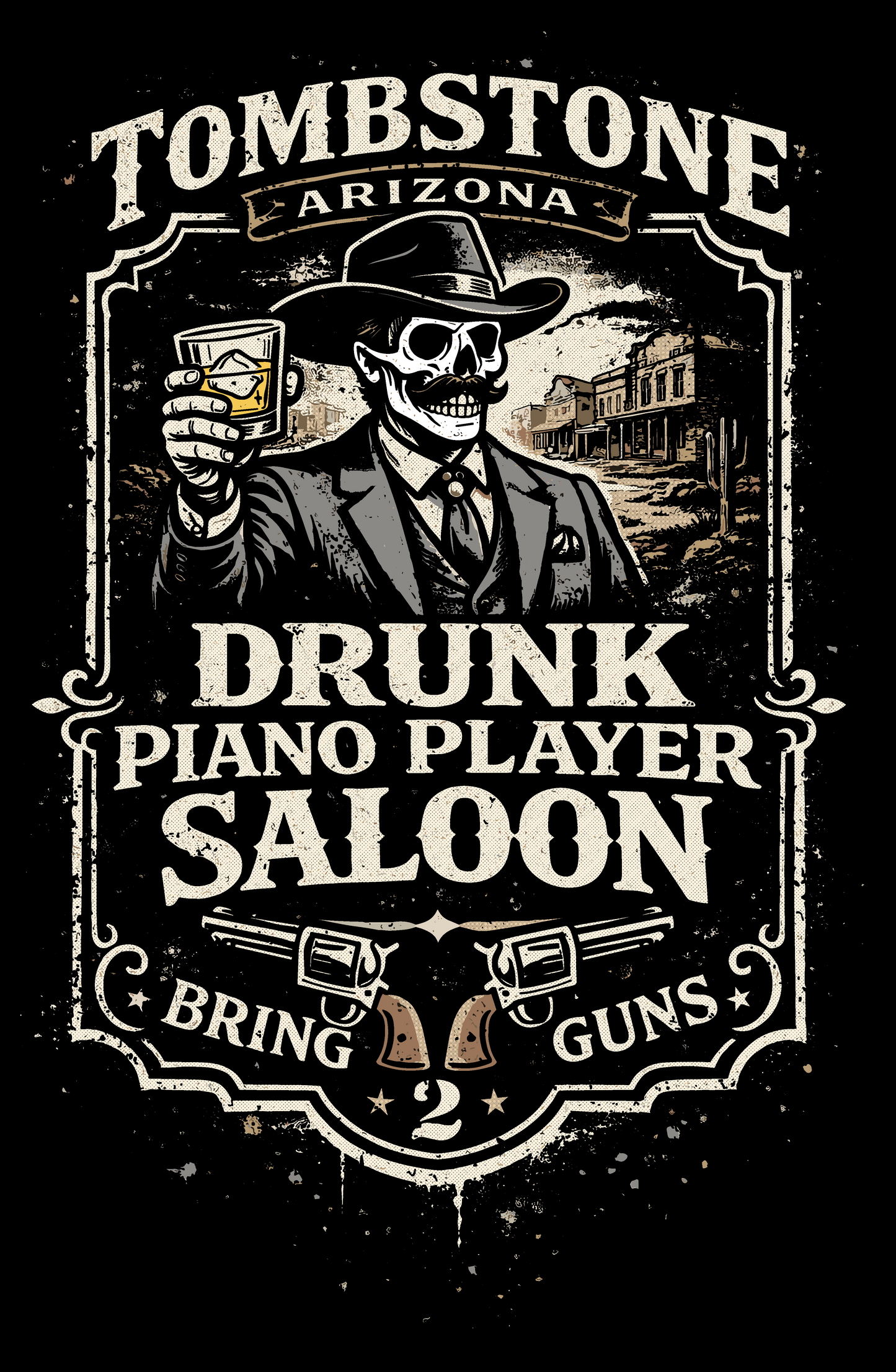 Drunk Piano Player Saloon