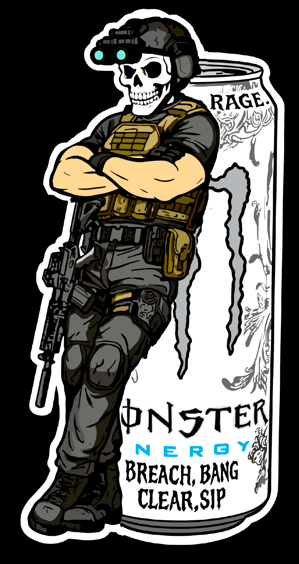 Breach, Bang, Clear, Sip